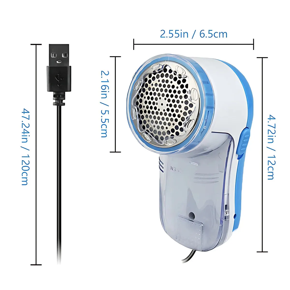 1PC Fabric Shaver Lint Remover - USB Powered.