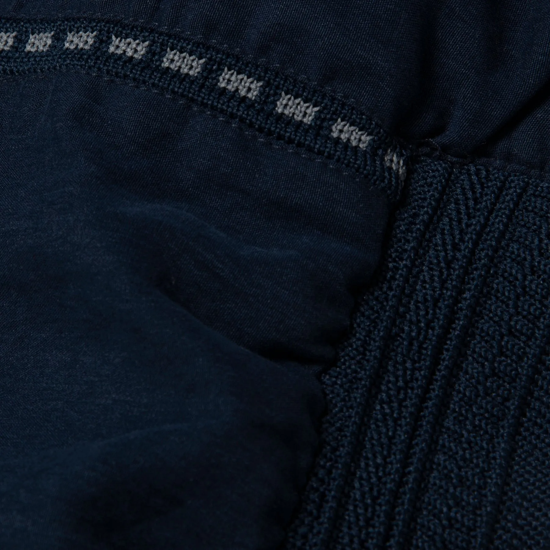 70s Swiss Jacquard Linear Rib Trim Layering Jacket