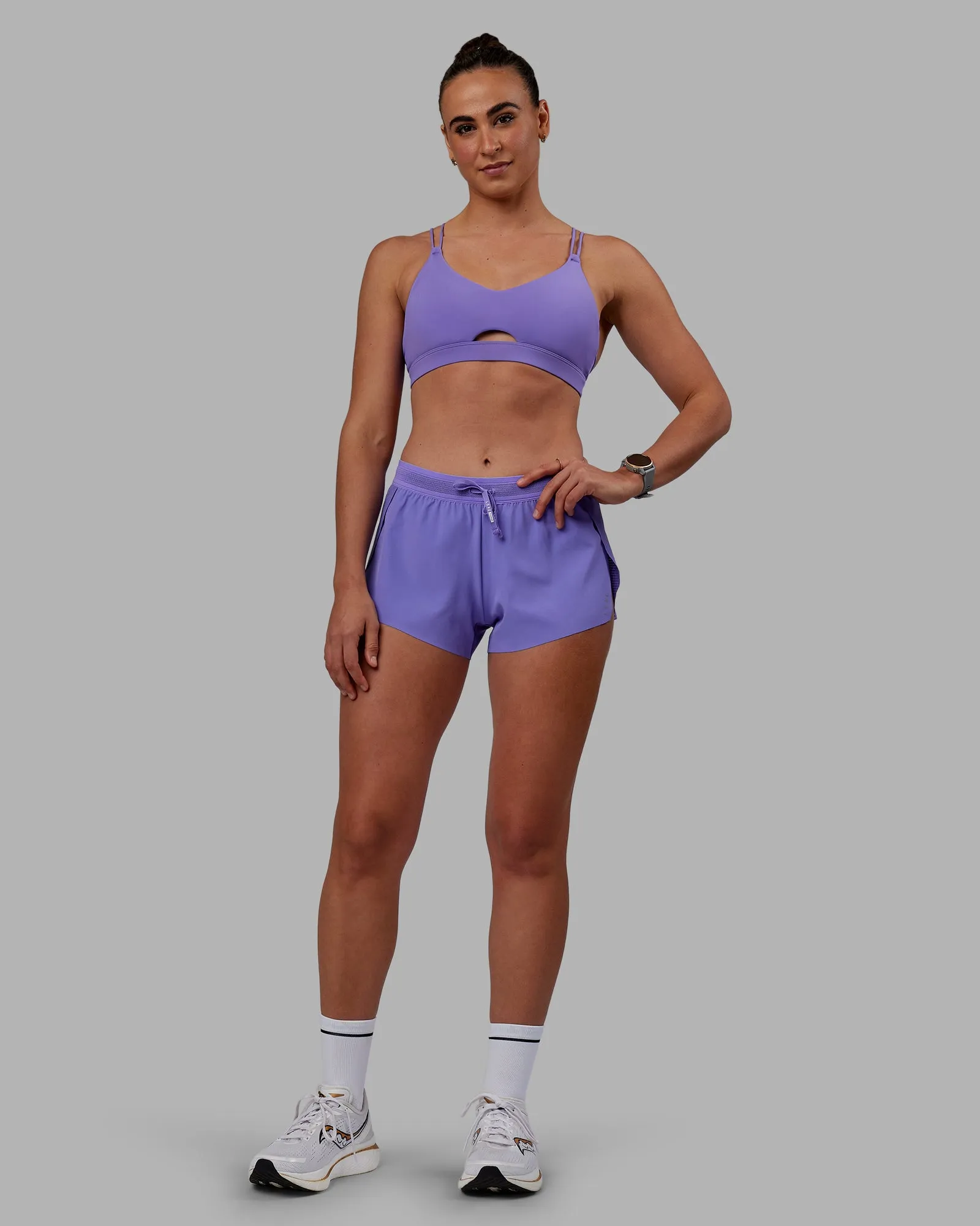 Accelerate Run Shorts - Dahlia Purple