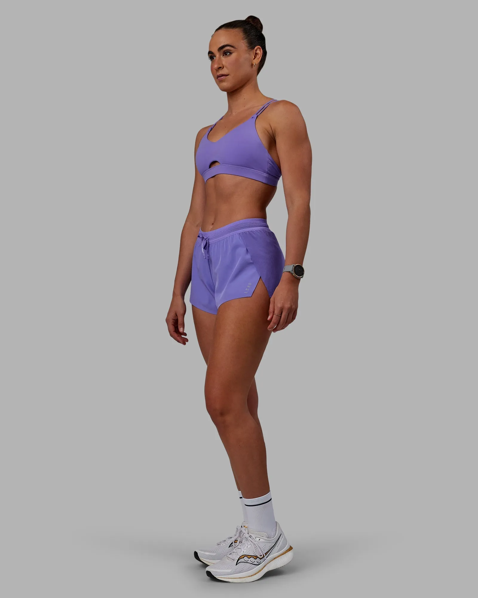 Accelerate Run Shorts - Dahlia Purple
