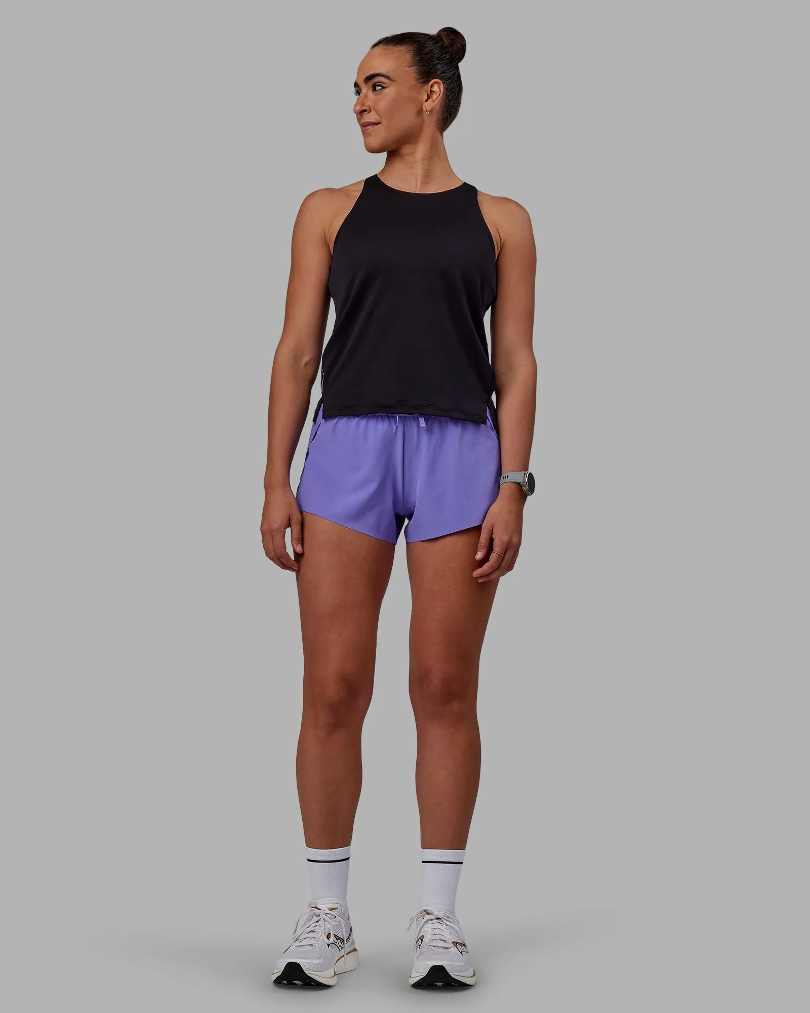Accelerate Run Shorts - Dahlia Purple