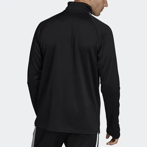 adidas Casual Up-collar SweatshirtSports Sweater Men Black, black
