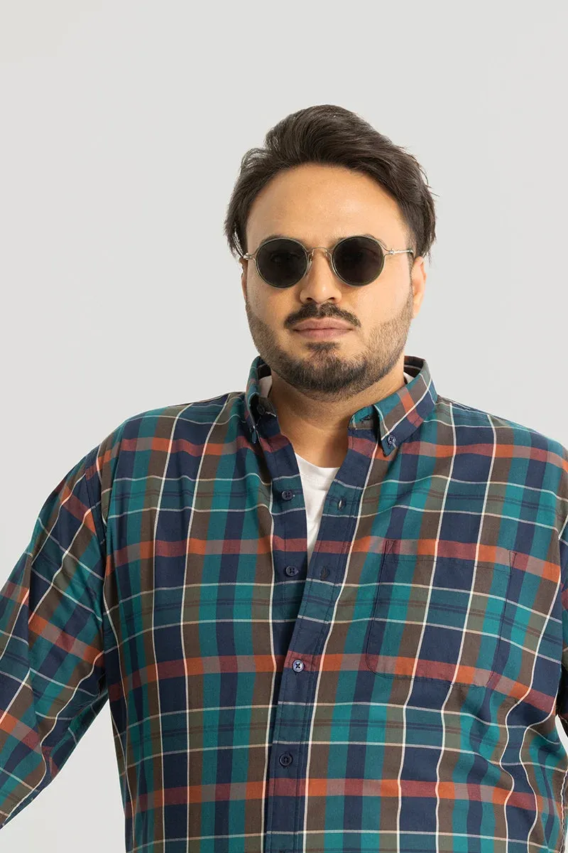 Adriano Blue Checks Shirt