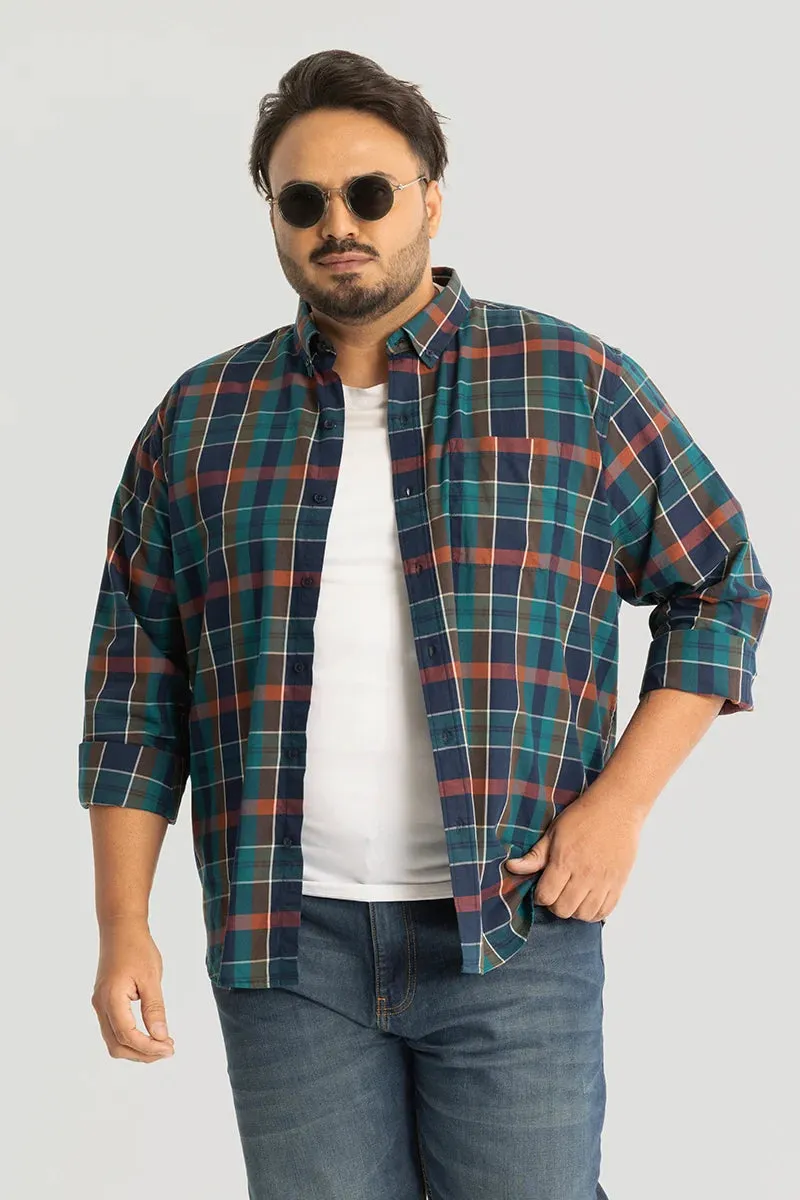 Adriano Blue Checks Shirt