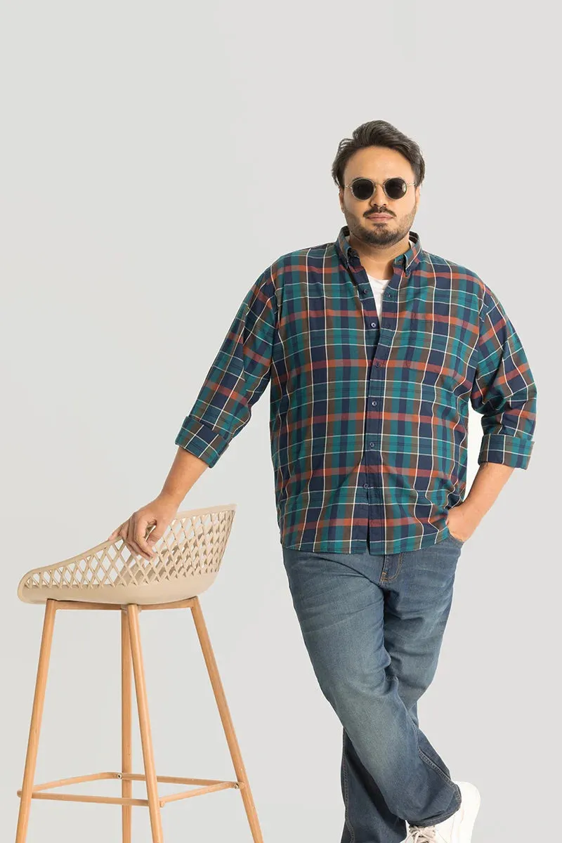 Adriano Blue Checks Shirt