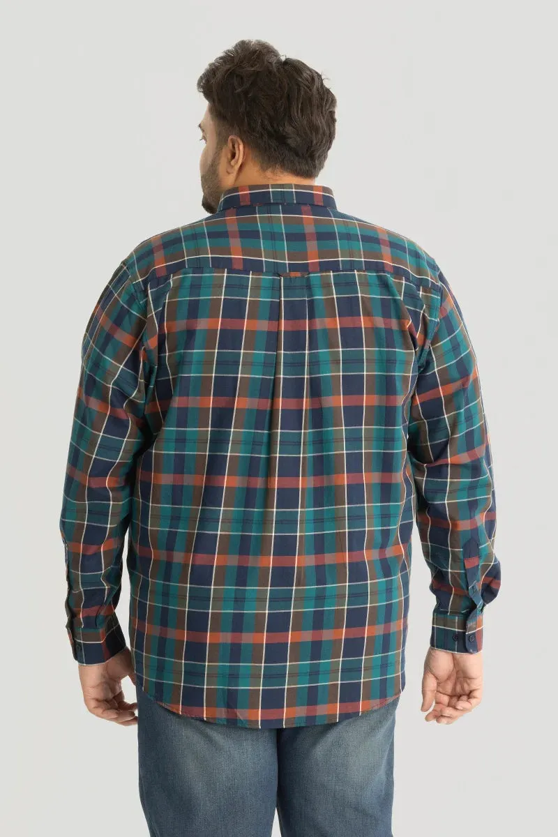 Adriano Blue Checks Shirt