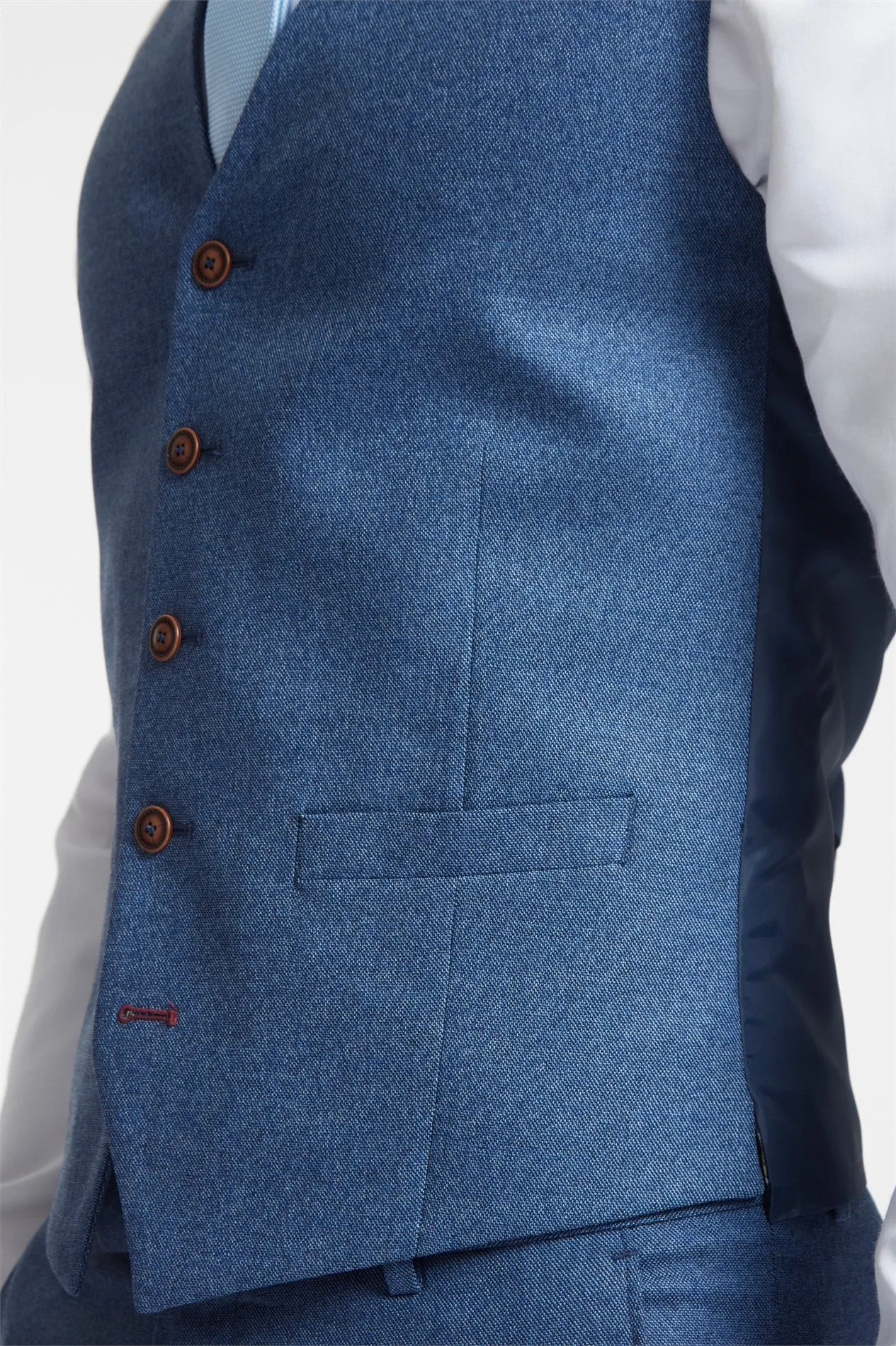 ANTIQUE ROGUE
Slim Fit Blue Texture Suit