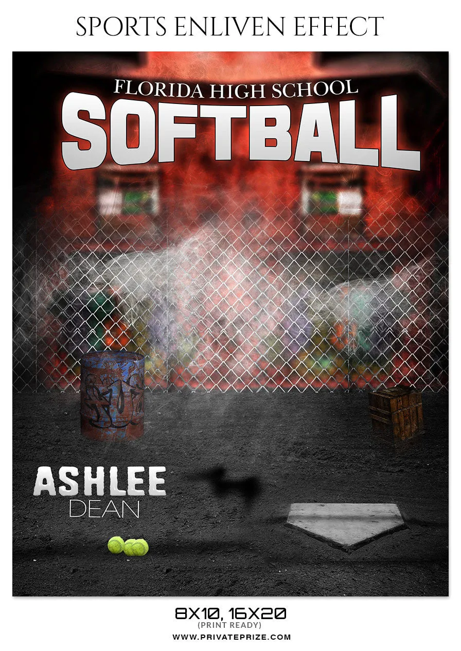 ASHLEE DEAN SOFTBALL SPORTS ENLIVEN EFFECT