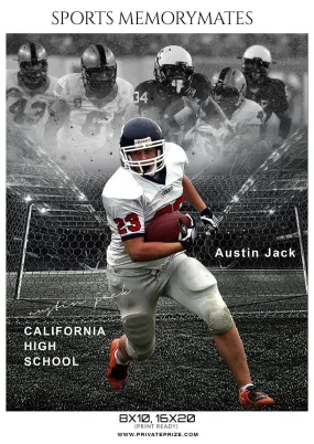 Austin Jack - Football Memory Mate Photoshop Template