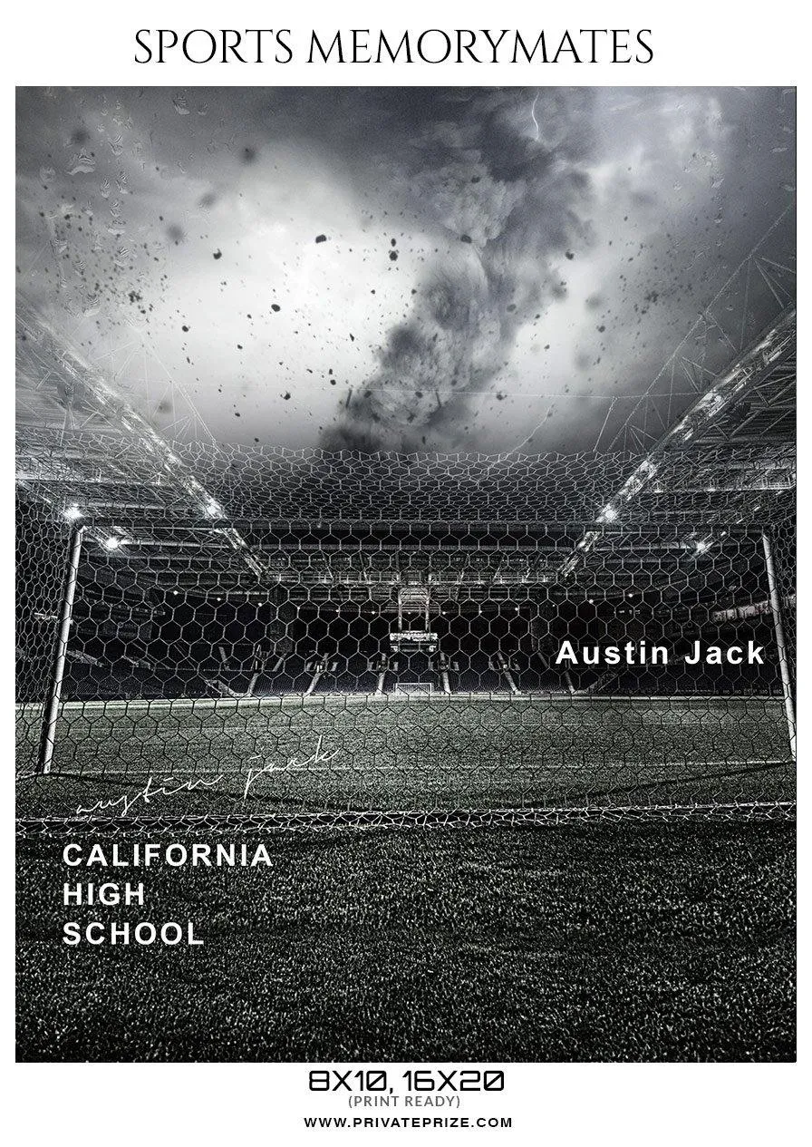 Austin Jack - Football Memory Mate Photoshop Template