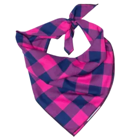 Bandana | Buffalo Check Pink & Navy