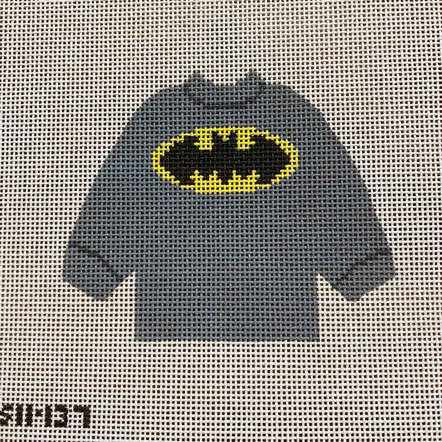 Batman Pullover Sweater Needlepoint Canvas