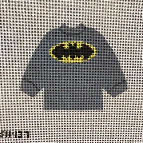 Batman Pullover Sweater Needlepoint Canvas
