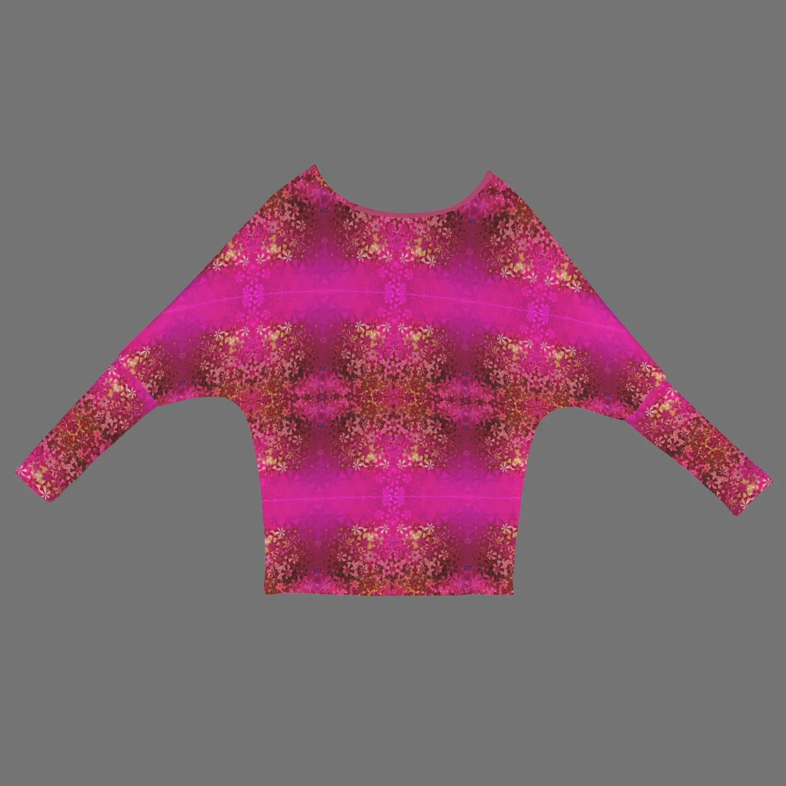 Batwing Long Sleeve Sweater Orchids