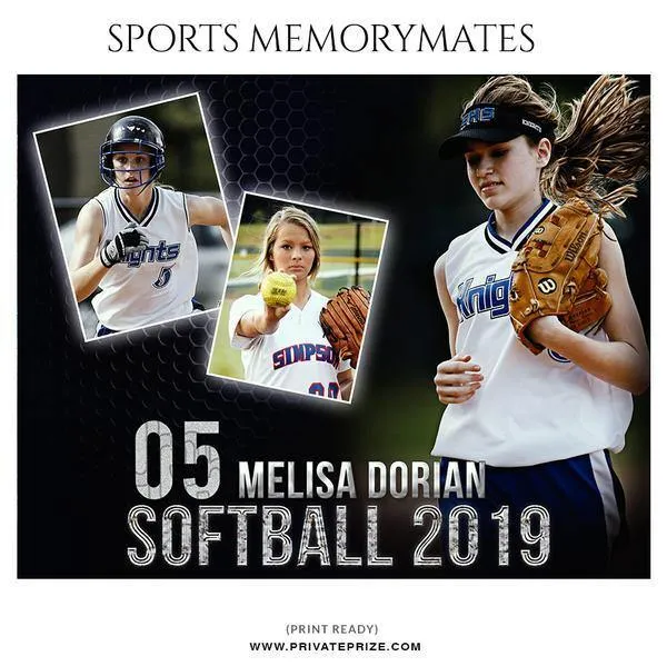 Best Selling Softball Bundle Photography Photoshop Template