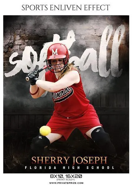 Best Selling Softball Bundle Photography Photoshop Template