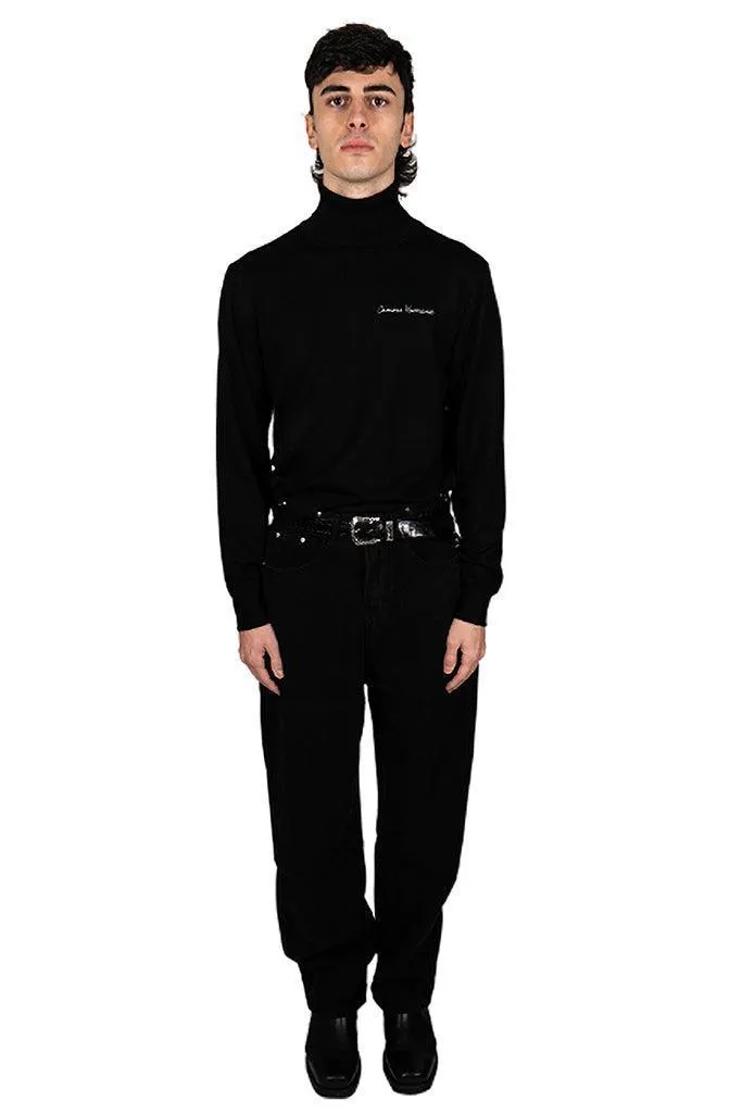 Black Gentle Turtleneck