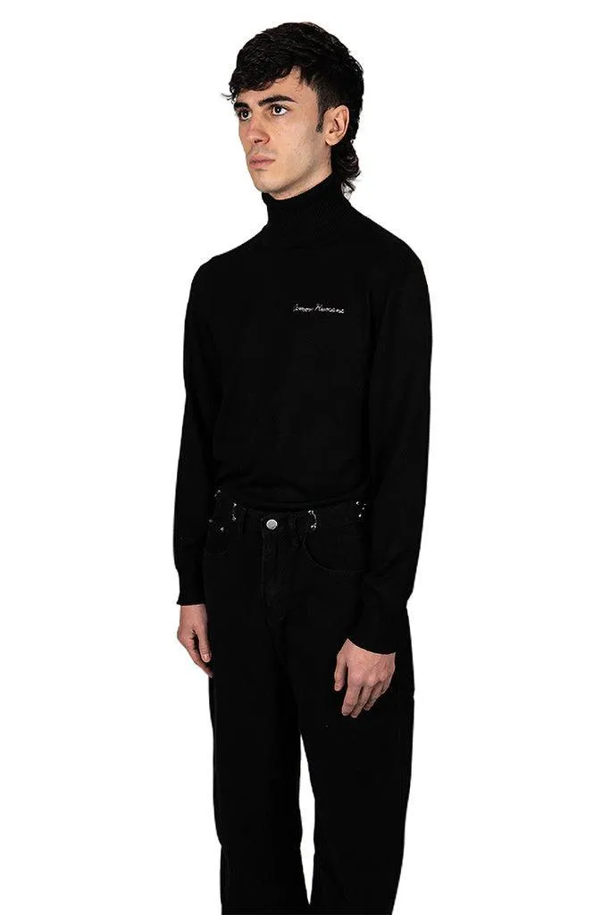 Black Gentle Turtleneck