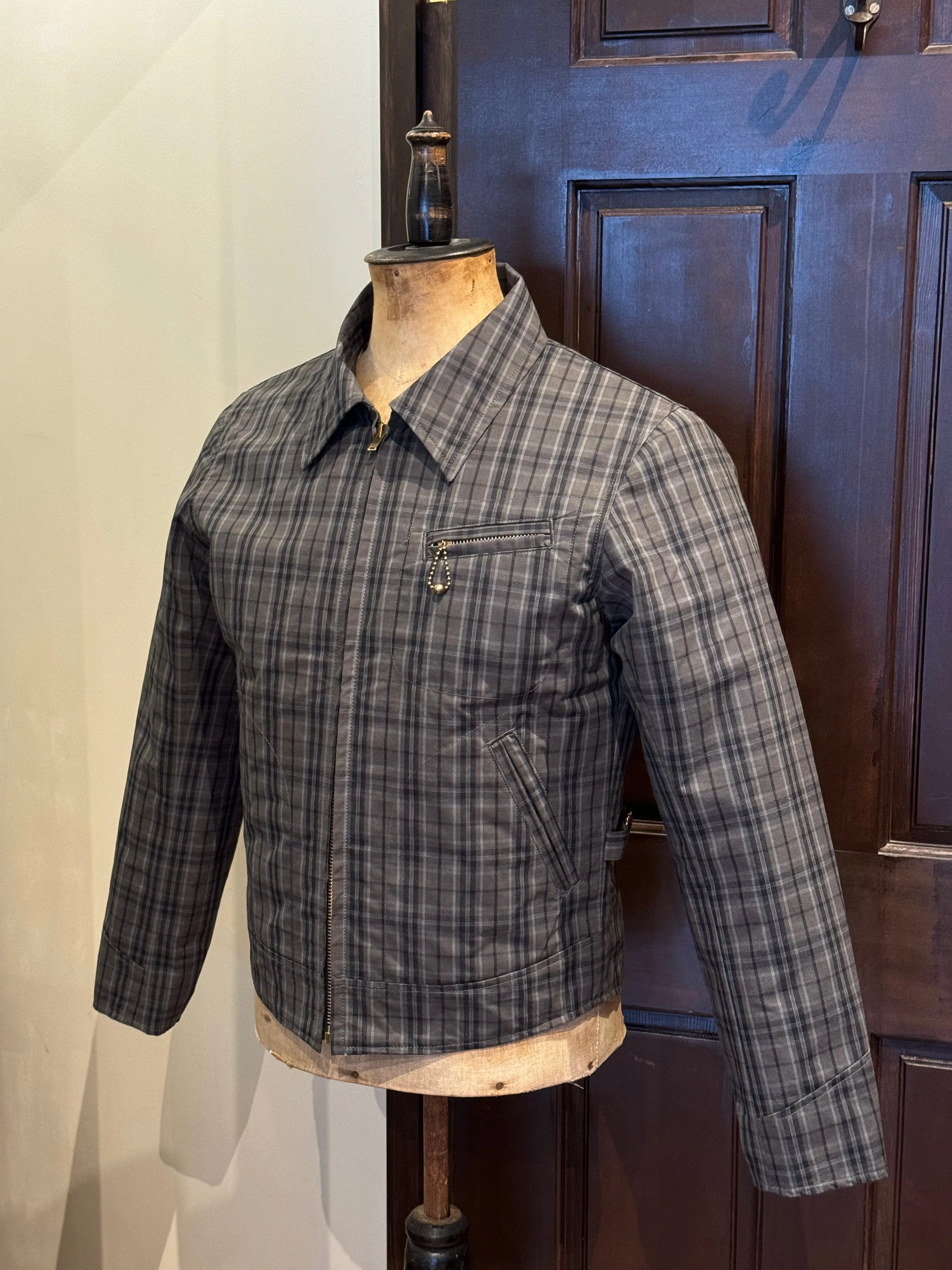 BLD148 WAXED COTTON SPORTS JACKET