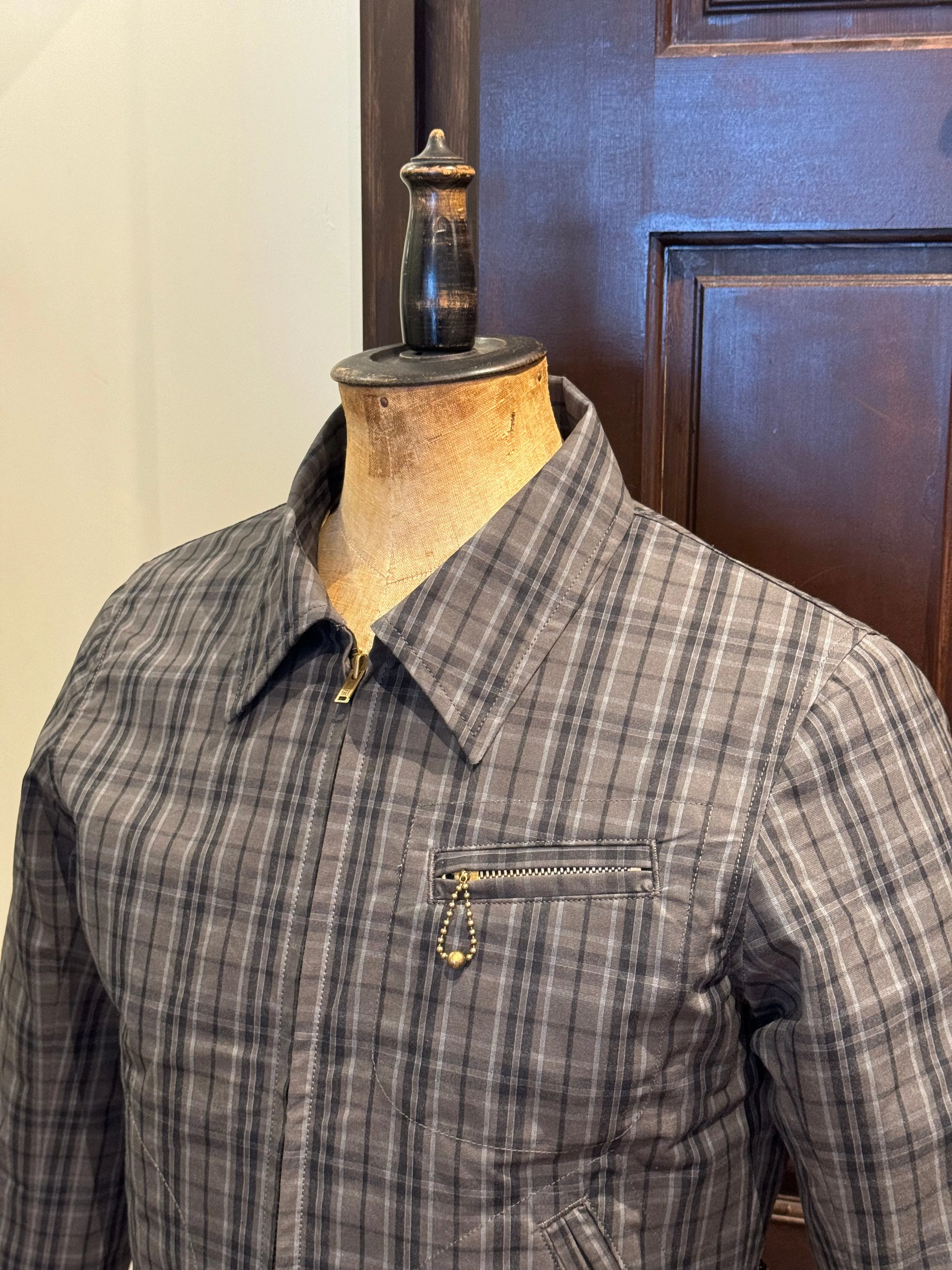 BLD148 WAXED COTTON SPORTS JACKET