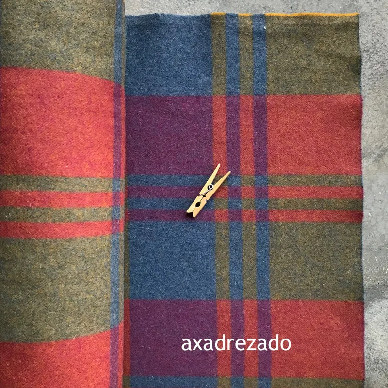 Thick and Cozy Fulled Wool Burel Fabric