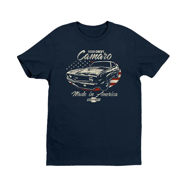 Camaro US Flag T-Shirt