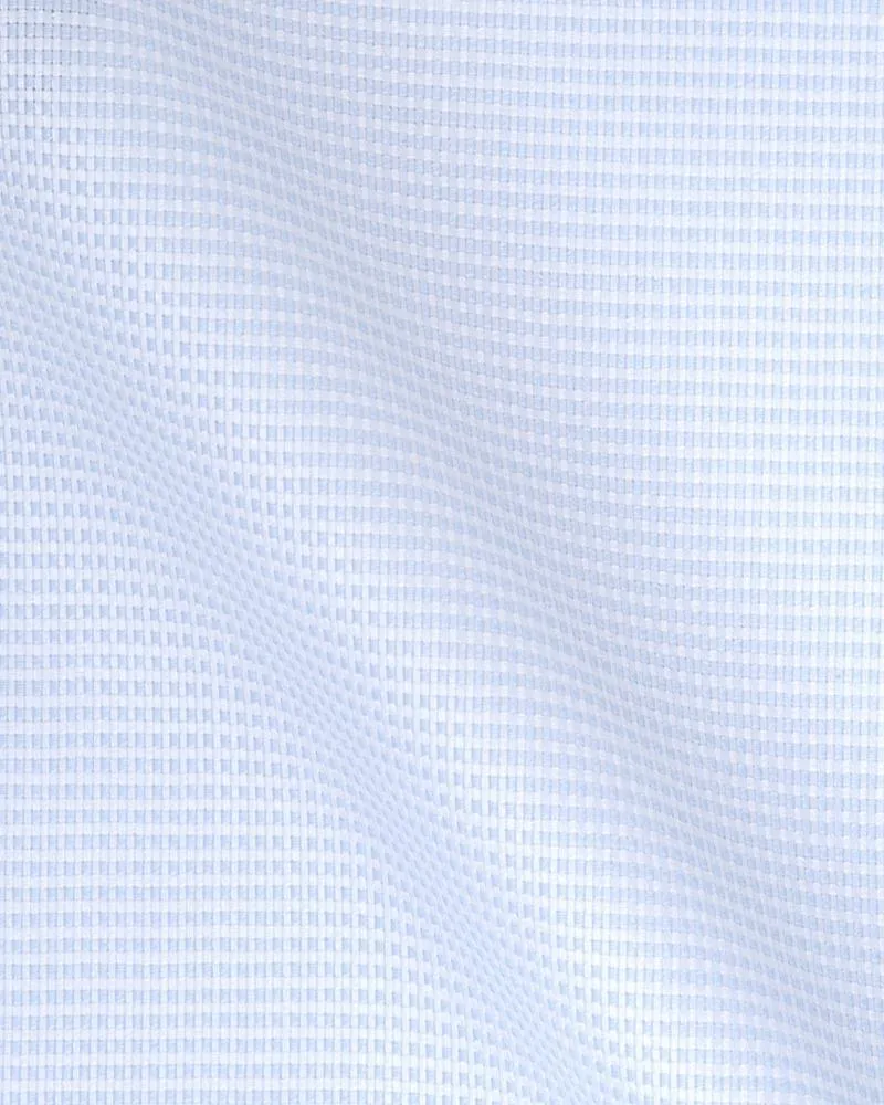 Canclini Alton Plus Sky Blue Textured Shirt 3248.w106.0014.fan