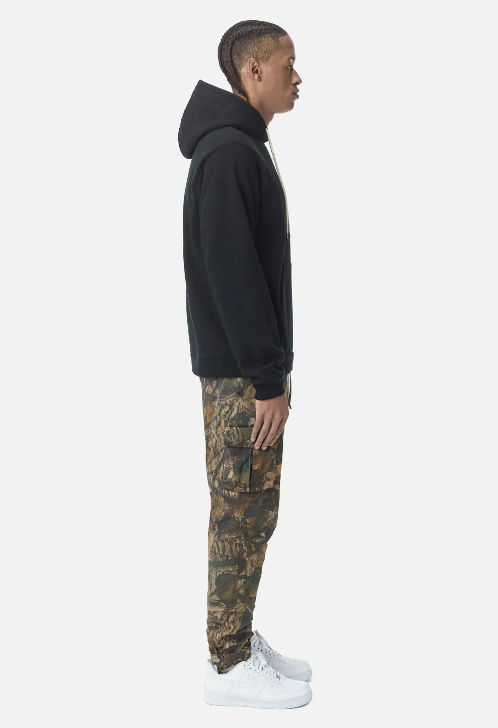 Cashmere Fleece Beach Hoodie / Black