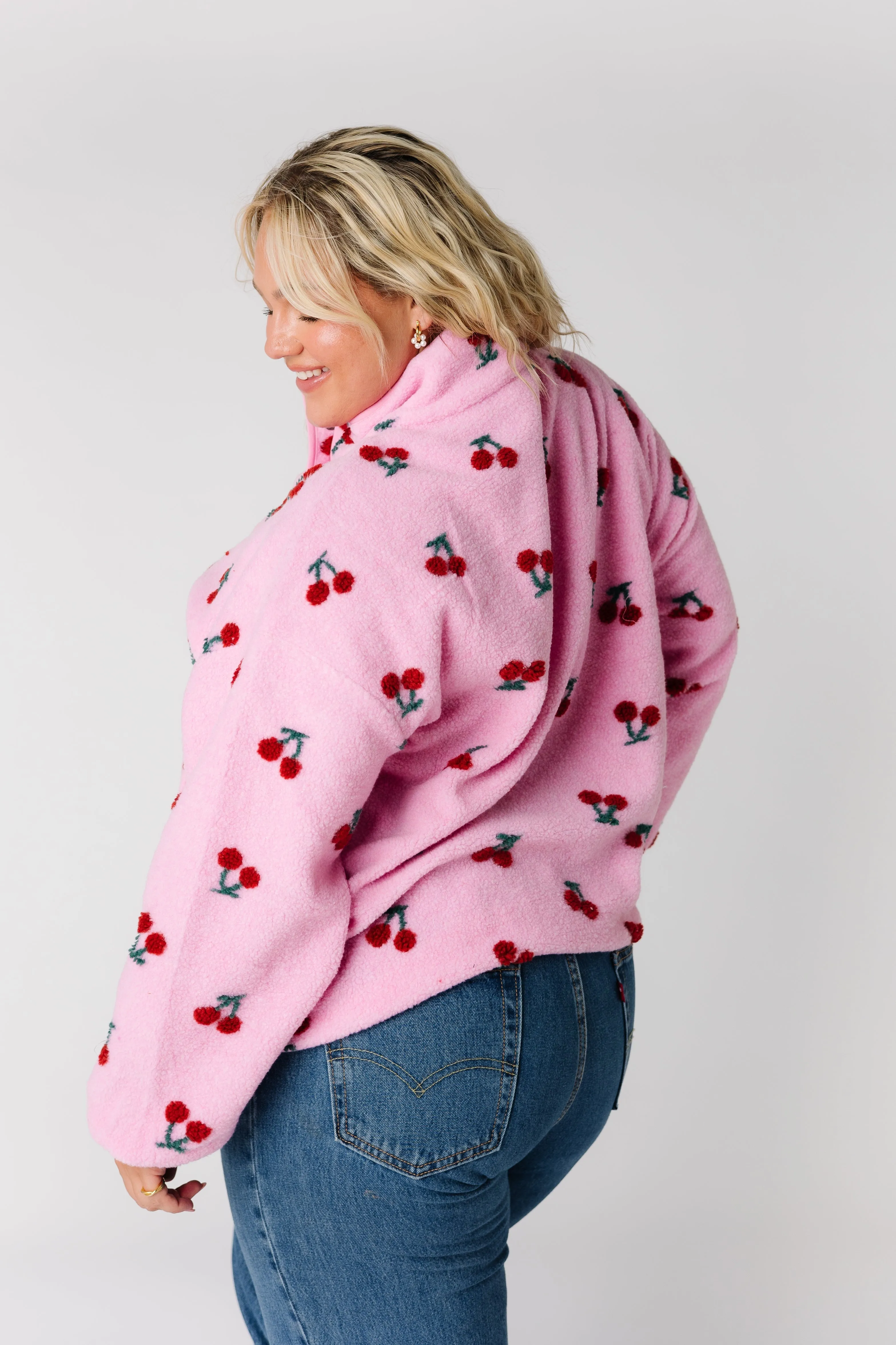 Cherry Sherpa Jacket