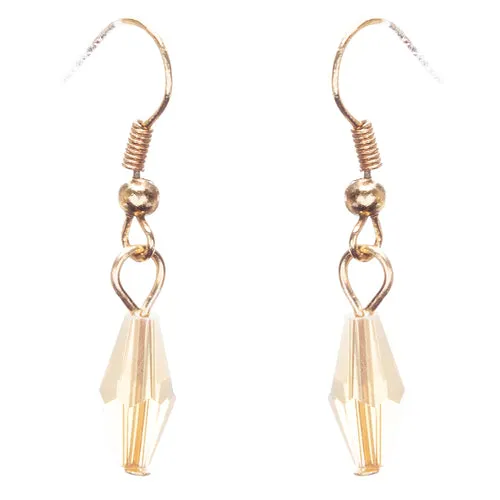 Classic Stylish Beautiful Formica Y Drop Simple Statement Necklace Set Natural