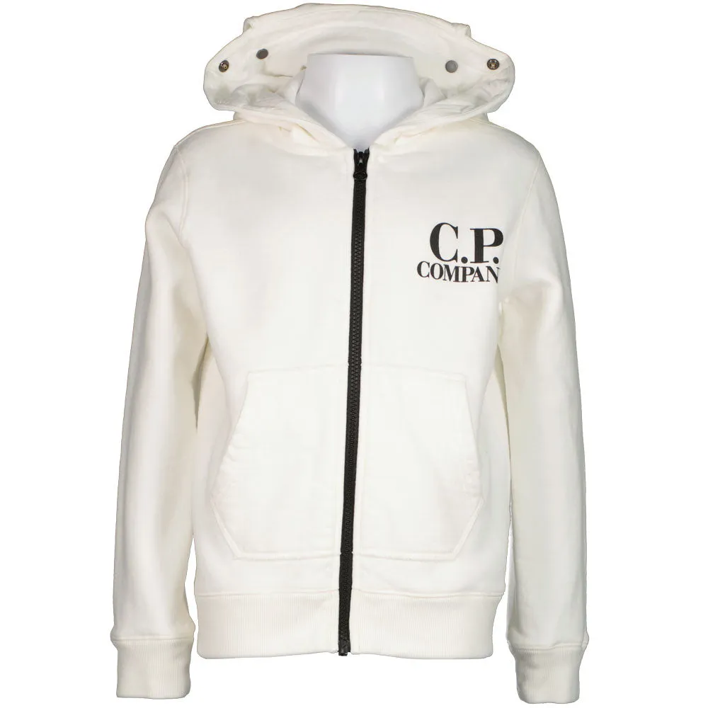C.P. Junior Goggle Hooded Zip Sweat