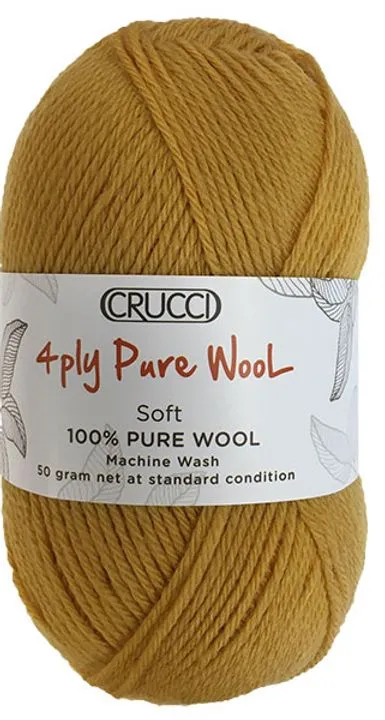 Crucci 4ply Pure Wool