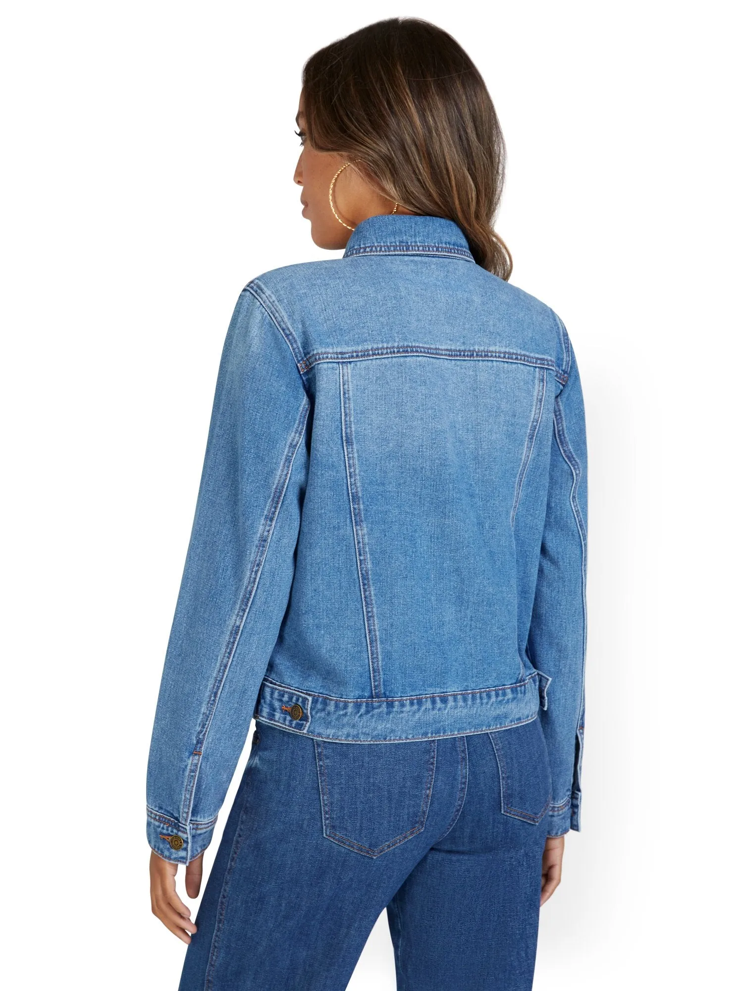 Denim Jacket - Blue Society Wash