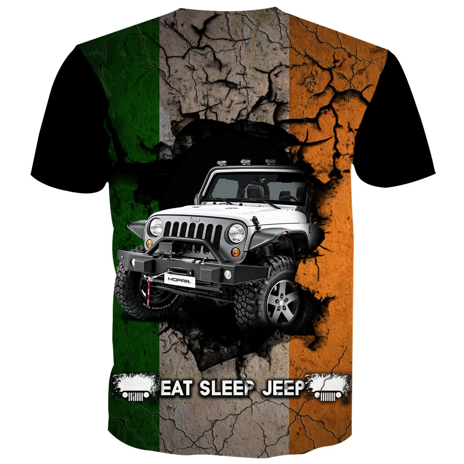 Eat Sleep Jeep Flag - India