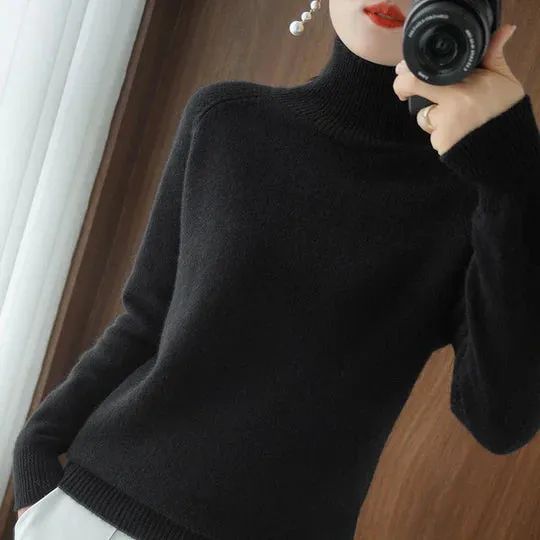 Faustina - Stijlvolle rolkragenpullover voor dames