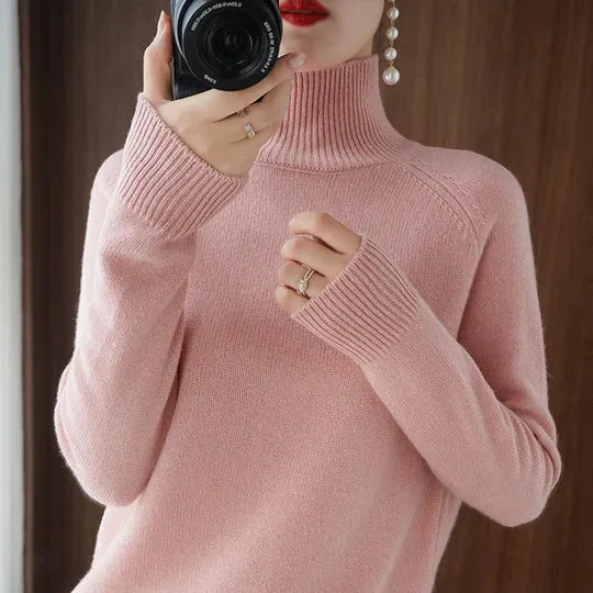 Faustina - Stijlvolle rolkragenpullover voor dames