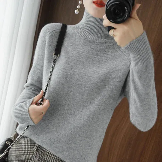 Faustina - Stijlvolle rolkragenpullover voor dames