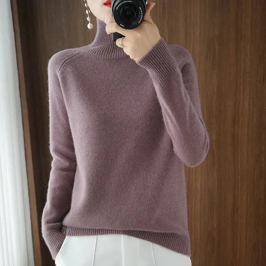 Faustina - Stijlvolle rolkragenpullover voor dames
