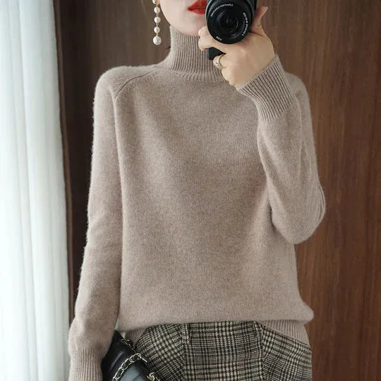 Faustina - Stijlvolle rolkragenpullover voor dames