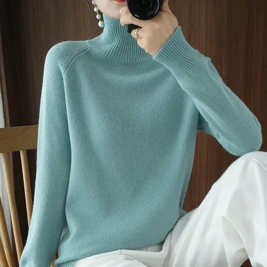 Faustina - Stijlvolle rolkragenpullover voor dames