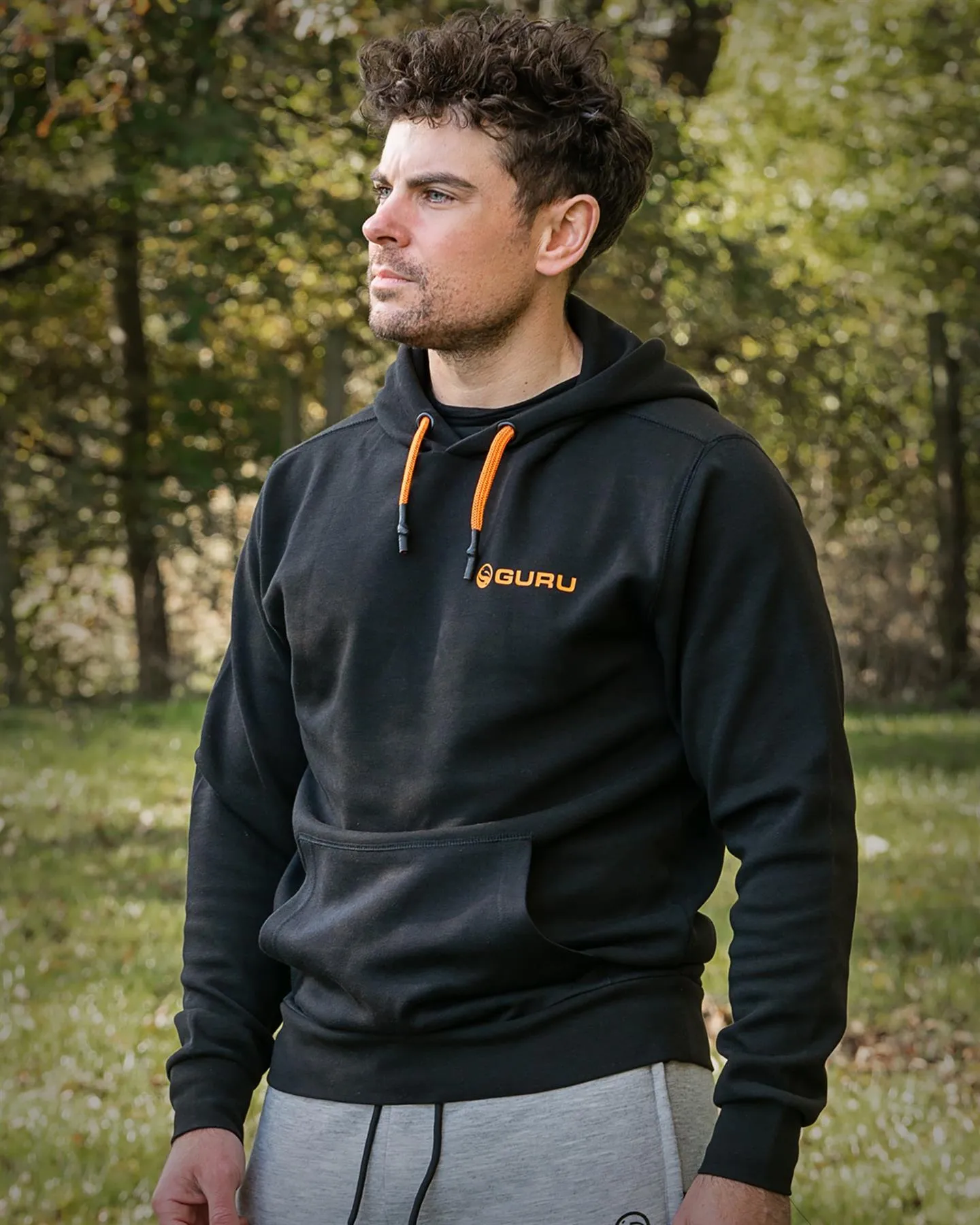 Guru Lightweight Hoodie Black or Grey