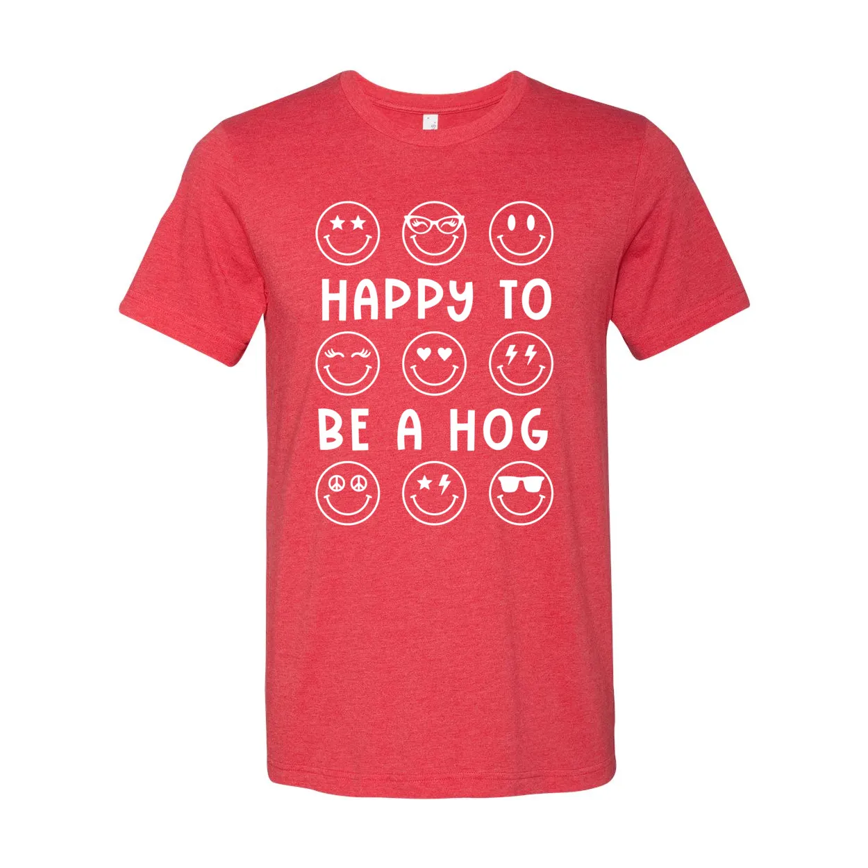 Happy Hog Red Soft Tee