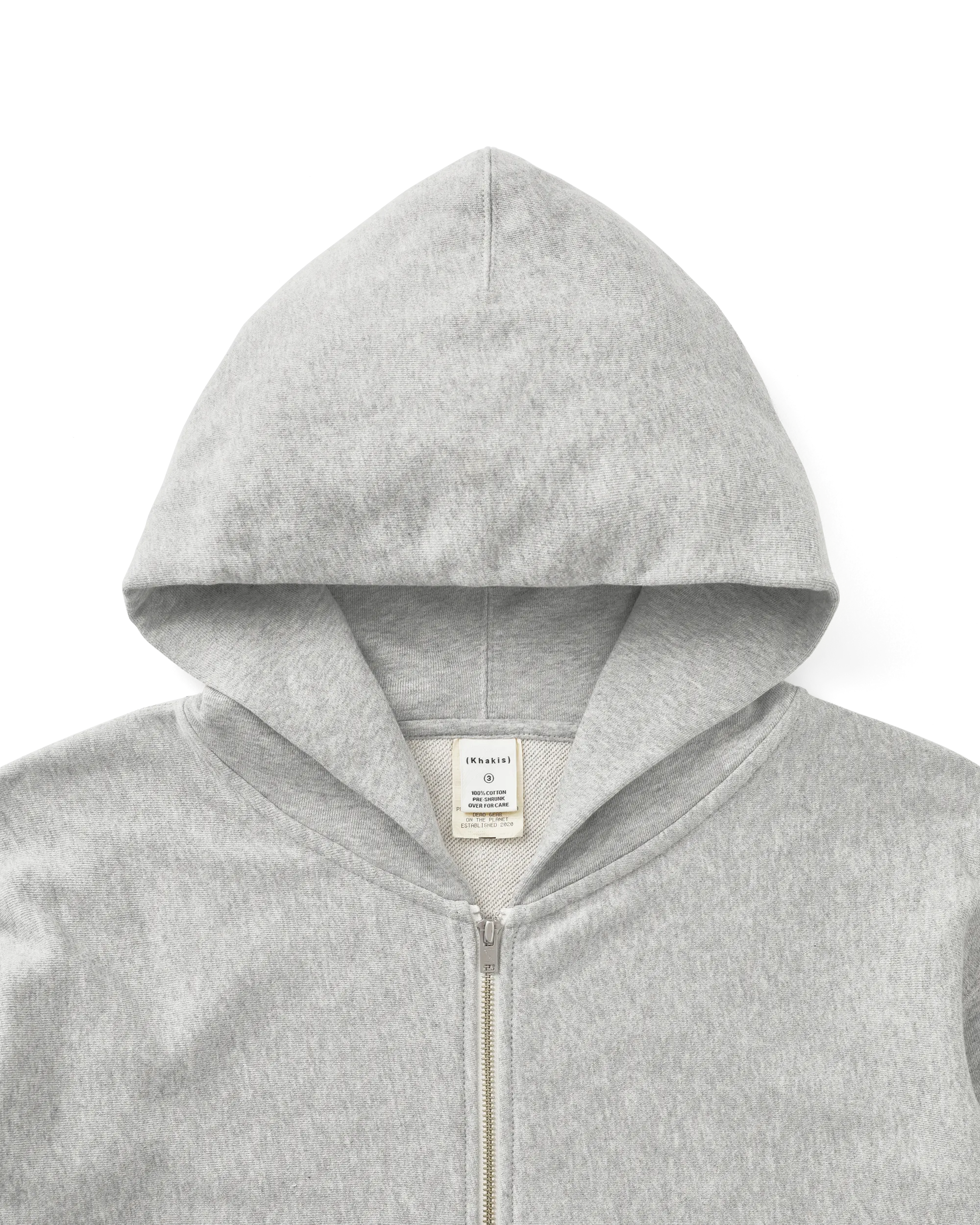 HEATHER FULL ZIP HOODIE