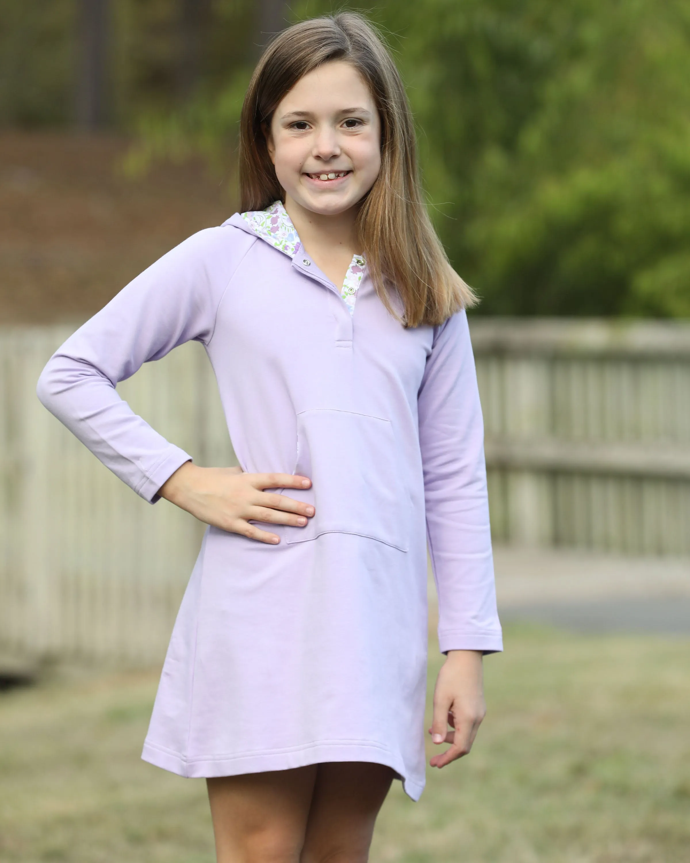 Hoxie Hooded Dress | Mulberry Floral