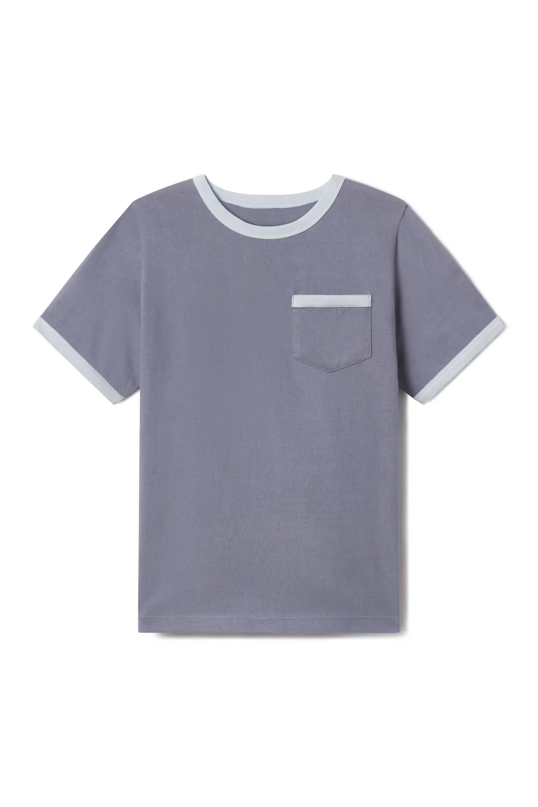 Jacob Ringer Tee in Flint Blue