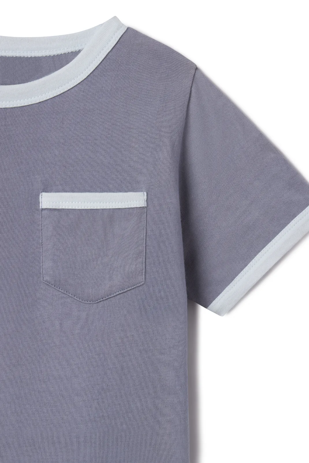 Jacob Ringer Tee in Flint Blue