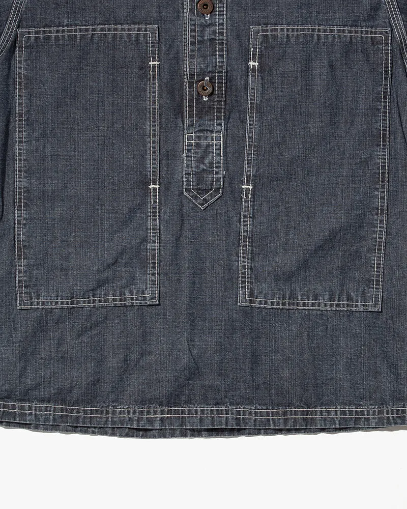 Japanese Repro Denim Shirt, Eternal, Gray Denim - M