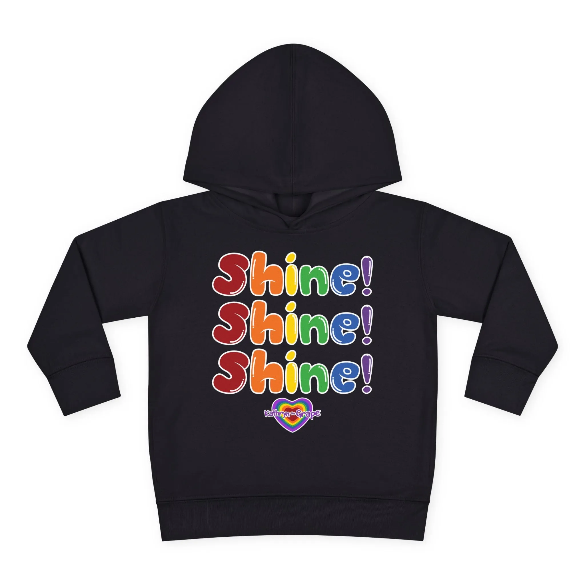 Kathryn the Grape Shine Shine Shine Toddler Pullover Fleece Hoodie