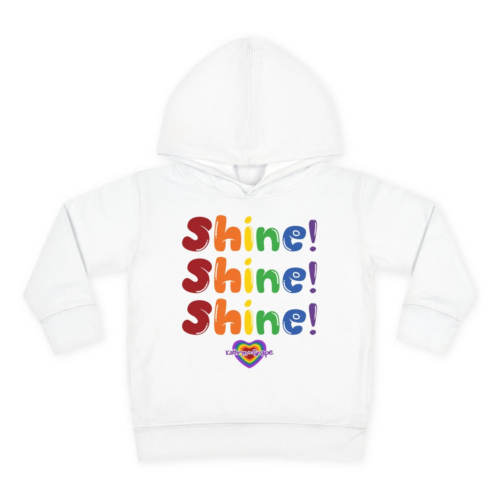 Kathryn the Grape Shine Shine Shine Toddler Pullover Fleece Hoodie