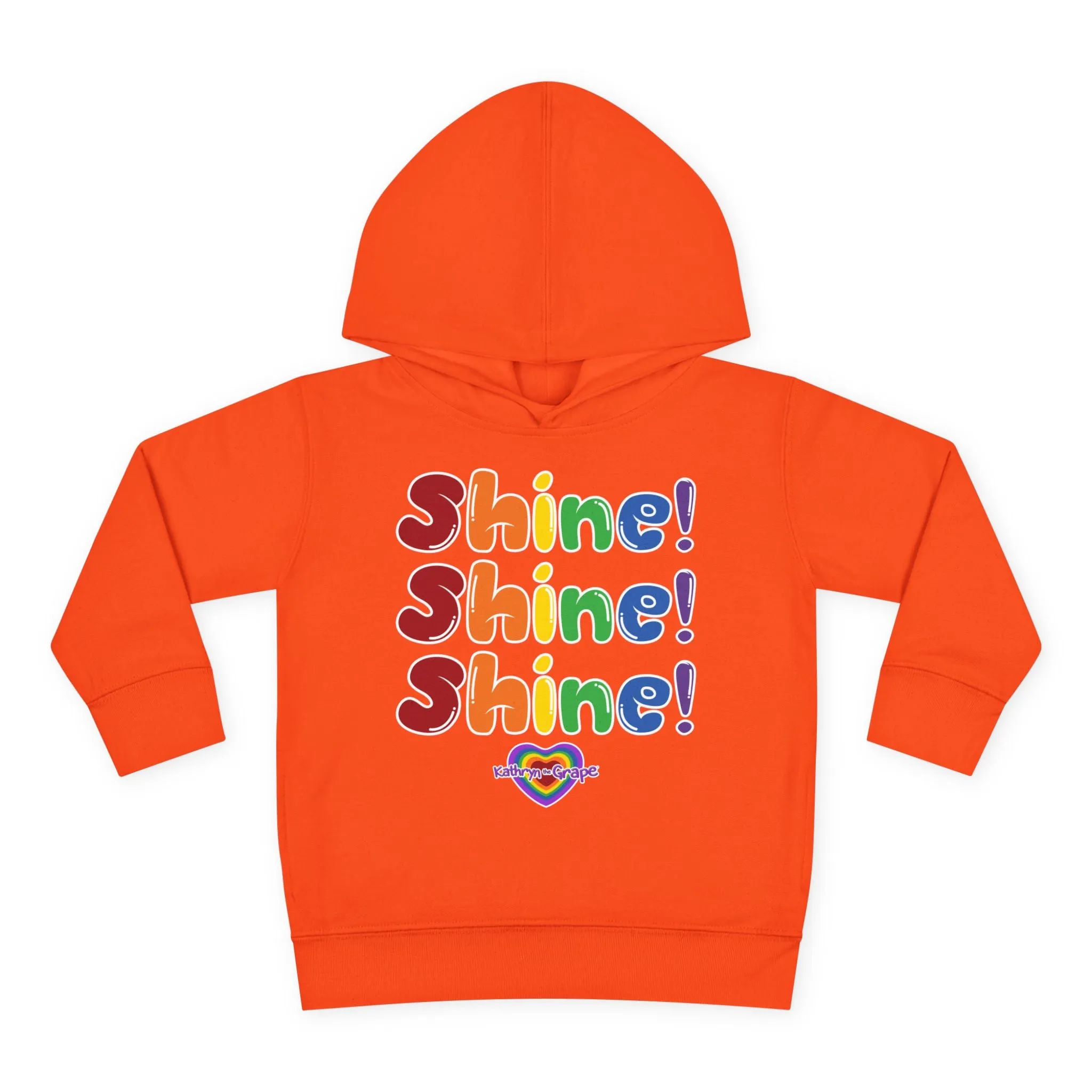 Kathryn the Grape Shine Shine Shine Toddler Pullover Fleece Hoodie